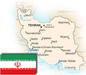 mapa iran